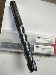 2pcs 3/4″x4x7 X-long length Carbide End Mills Tialn Coated 4 Flt S/E –new