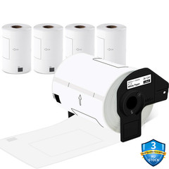 20 Rolls 4X6 Large Paper Shipping Labels DK-1241 for Brother QL-1100 QL-1060N