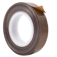 MISSYOUNG PTFE Coated Fabric Teflon Tape 0.5 inches x 33 feet x 5 mils, Brown
