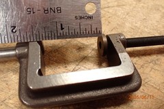 OLDER CLAMP ON DIAL INDICATOR STAND MOUNT MACHINIST TOOLING