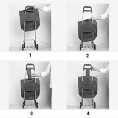 Shopping Cart Bag/Trolley Bag Oxford Cloth Waterproof Storage Bag/Bag 72L