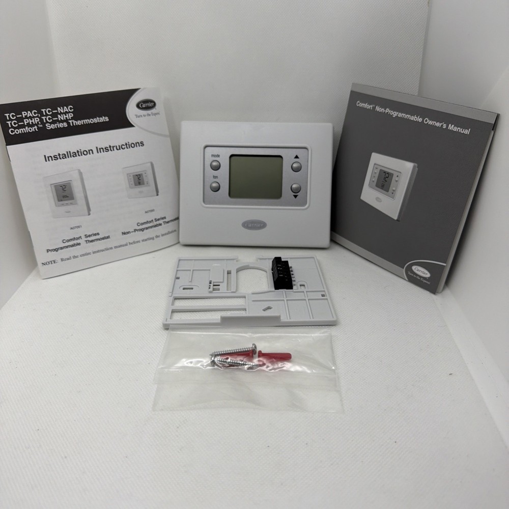 Carrier TC-NAC Comfort Non Programmable Ac Thermostat Open Box