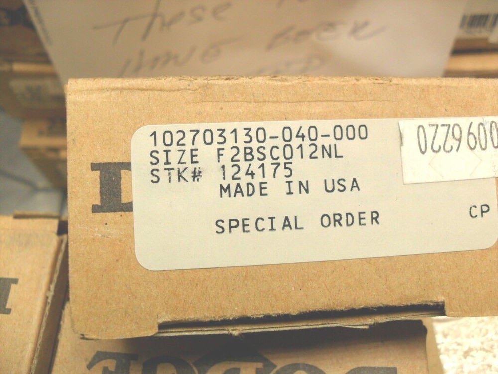 DODGE 124175 – F2B-SC-012-NL 2-BOLT FLANGE STANDARD DUTY NIB Made in USA