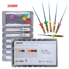 6pcs Dental NiTi Super Rotary Files Endodontic Endo Motor Root Canal 21/25/31mm