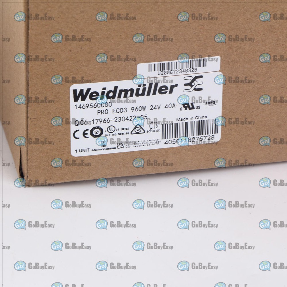 1PCS NEW Weidmüller Power Supply 1469560000 PRO ECO3 960W 24V 40A
