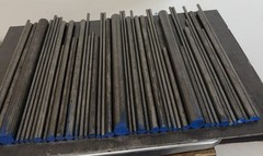 1144 Steel Round Bar Lot – Cold Drawn & Hot Rolled – 40 Pcs, 17.55 lbs