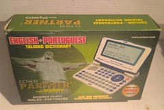 Ectaco Partner Portuguese Talking Dictionary w/CD Epg400TX TESTED FREE SHIPPING