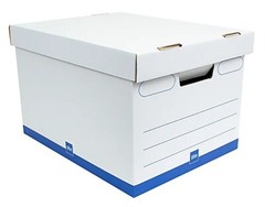 Office depot 12 Pack of quick setup, lift off lid record storage boxes