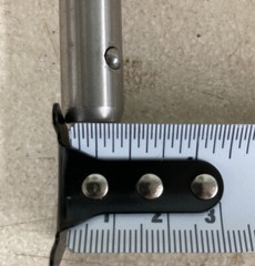 Stainless Steel Quick Release 1/2″ diameter Push/Pull Hitch Pin with Lanyard