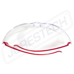 JORESTECH Vision Red frame clear Lens Safety Glasses Sunglasses Z87+ 12PACK