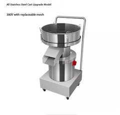 Powder Sifter Stainless Steel Soy Milk Filter Electric Vibrating Screen Machine