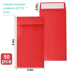100 Pack Cash Envelopes Small Money Envelopes for Cash Coins Check, 3.5×6.5 Inch