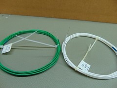 20 feet 20 AWG Silver Plated Copper PTFE Teflon(R) Wire Green & White Solid SPC