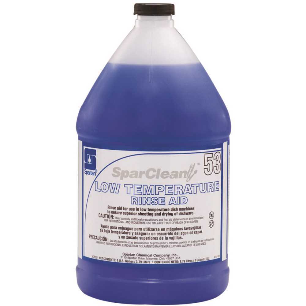 Spartan Chemical Co. 765304 SparClean 1 Gallon Low Temperature Rinse Aid