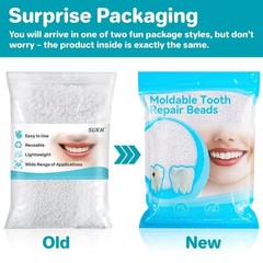 10.9Oz Moldable False Teeth Beads – Tooth Repair Kit,Repair Thermoplastic Beads,