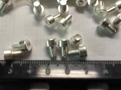 U-C Components M4 X 0.7MM X 6MM L Silver Plated SS Cap Screws, MC-406-NA