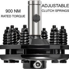 VEVOR Slip Clutch PTO Slip Clutch 1 3/8″ Smooth Ends Black for PTO Slip Shafts
