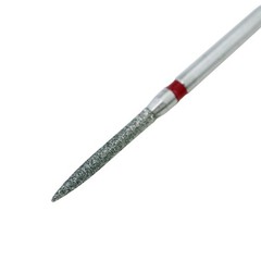 Dental Diamond Flame Bur Fine Grit Red FG Burs 863/012F For High Speed Turbine