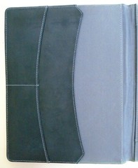 Vintage Circuit City Embossed Black & Greyish Green Pleather Executive Notebook