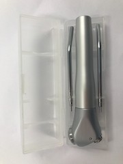 Dental 3 Way Air Water Spray Triple Syringe Handpiece w/ 2 Nozzles Tips Tubes