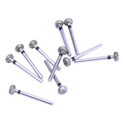 10pcs/pk Dental FG Diamond Burs WR-13S Circular Wheel For High Speed Handpiece