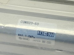 SMC CQMB20-50 Pneumatic Compact Guide Rod Cylinder 20mm Bore 50mm Stroke