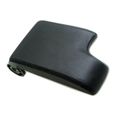 Black Leather Synthetic Center Console Armrest Cover E46 M3 318i 323i E46-9904