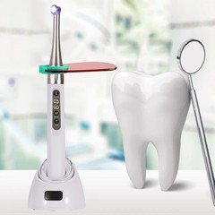 Dental Wireless Curing Light 1 Second Cure Lamp 2500mw/cm2 385nm-515nm ILED Type