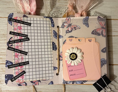 Junk Journal Handmade Booklet Book Vintage “Cute Animals” Pockets, Ephemera b