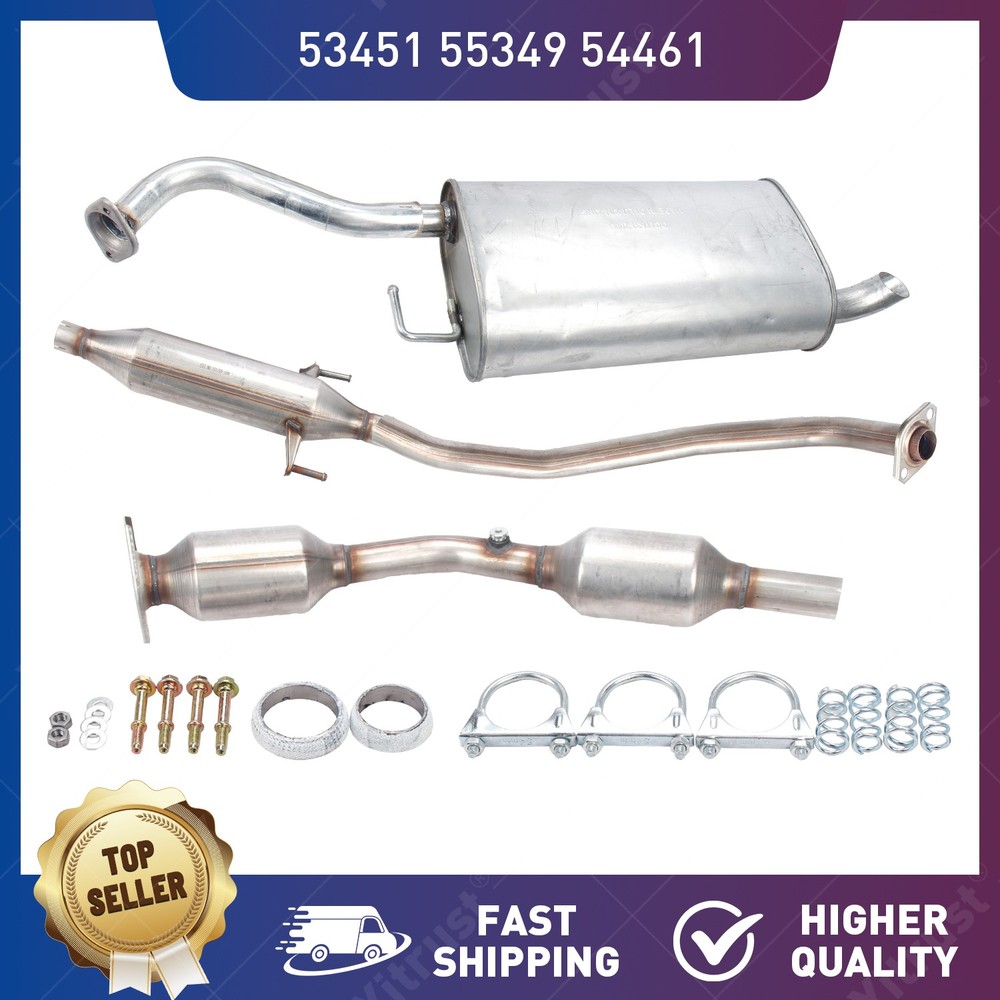 FITS: 2003 – 2008 TOYOTA COROLLA FULL EXHAUST SYSTEM 1.8L US Fast shipping