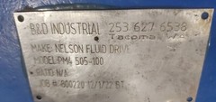 Nelson PM4 505-100 Liquid Drive Power Transmission Rebuilt 2022