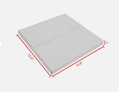 100 X White Vinyl Record LP Shipping Mailer Boxes 12.5″x12.5″x1″ Album Paper Box