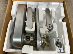 Kaba Simplex 5000 Keyless Commercial Door Lock Self Closing Silver Satin Finish