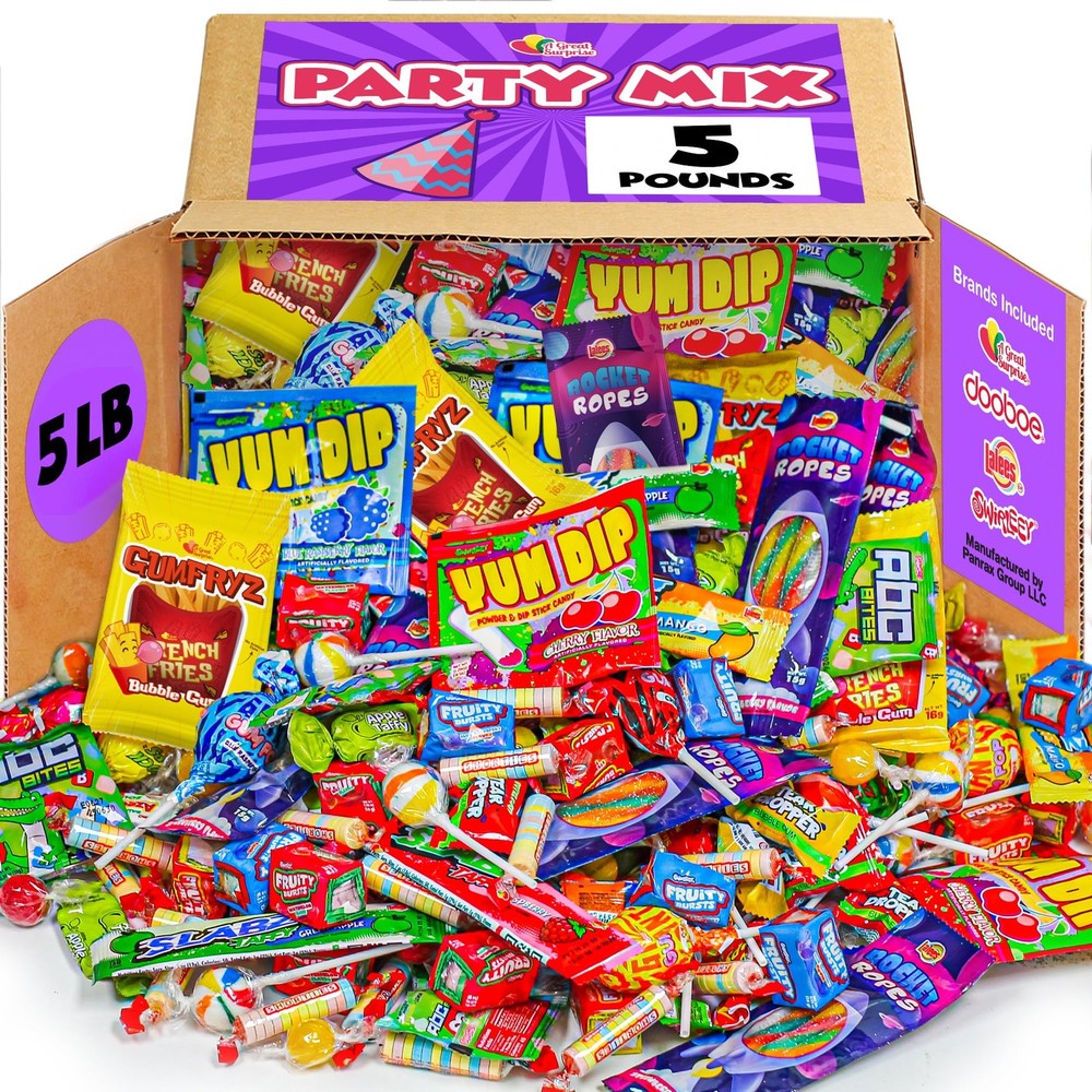 Bulk Candy – 5 Pounds – Big Parade 5 Pound (Pack of 1), Multicolor