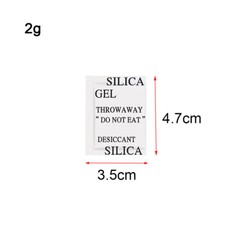 1g ~ 10g Grams Silica Gel Desiccant Packets Moisture Absorber Dehumidifier