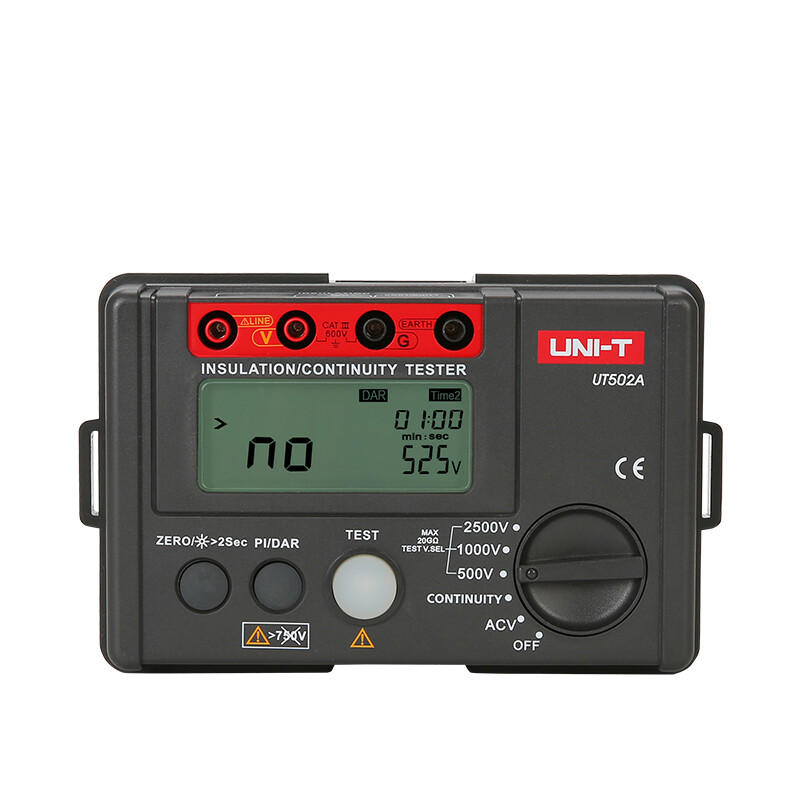 Megohmmeter Megger Digital Insulation Resistance Tester UNI-T UT502A 1000-2500V