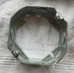 Steel City 55151 — 1/2”-3/4”, 4 x 1-1/2” Oct Box Extension Ring, 1 Lot (25) NOS
