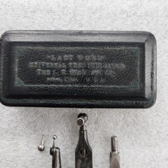 Vintage The L.S. STARRETT Co. Last Word Universal Indicator & Case.