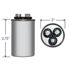 35+3 uf MFD 440 370 VAC Dual Run Capacitor # NGM 328P3503H44N37A5Z9 JARD 12977