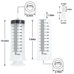 Multifunction 100Ml-550Ml Syringe Large Capacity with 100Cm Hose Pump Measuring