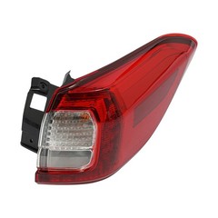 2019-2023 Subaru Ascent Right LED Tail Light Outer Clear&Red Lens Black Housing
