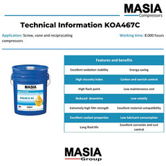 Kaeser S-460 Oil, 330-Gal Tote, 8000 Hours, PAO Base (9.5409.1, S-460-55)