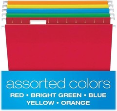 Customizable 25 Pack Hanging File Folders – Eco-friendly & Stylish Color Options