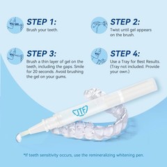 JTF Teeth Whitening Pen Kit: 35% Carbamide 0.07 Ounce (Pack of 6), White