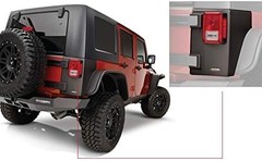 Bushwacker Trail Armor Rear Corner Covers | 2-Piece Set, Black, Textured Finish