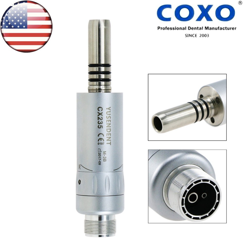 US COXO Dental Low Speed Inner Water Air Motor 2 Holes 4 Holes CX235-3B B2 M4
