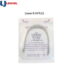 10pcs/pk Dental Ortho Elastic Niti Arch Wire Rectangular Natural Bracket Braces