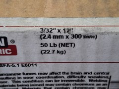 Lincoln Electric Murex 6011C Stick Electrode 3/32″ x 12″, 50 lb Carton EDM131234
