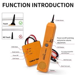 Automotive Circuit Tracer, Wire Tracer Electrical Tool & RJ11 Plug, Wire Tracker