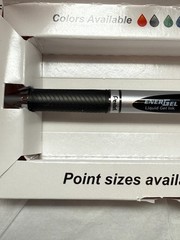 New Pentel Energel RTX Liquid Gel Ink Pen .7mm Black In VIP Box Lot of 5 BL77-A